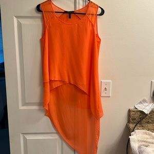 BCBGMaxazria Orange Top